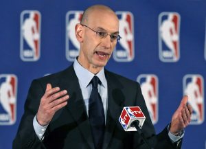 Adam Silver, comisionado de la NBA. Foto: AP