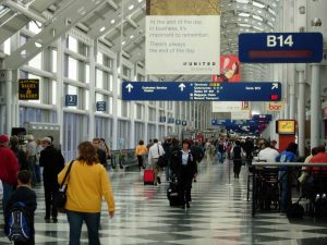 Los aeropuertos internacionales O'Hare y Midway son de gran volumen de tráfico. Foto: AP