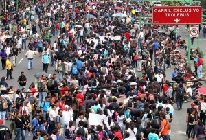 Se prevé que la movilización parta de la Plaza de las Tres Culturas hasta llegar al Zócalo capitalino. Foto: Agencia Reforma / Archivo