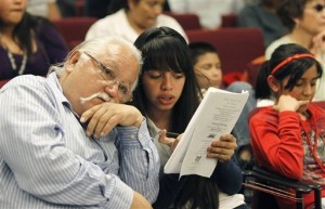 Salvador Reza, activista pro inmigrante y dirigente de Tonatierra. Foto: AP