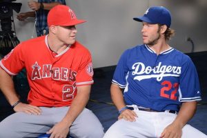 Mike Trout y Clayton Kershaw, ganadores del MVP en Grandes Ligas.