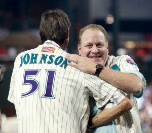 Randy Johnson y Curt Schilling, ex lanzadores de los D-backs, aspiran a Cooperstown.