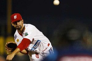 Amilcar Gaxiola hizo historia al lanzarle un no-hitter a los Naranjeros en la LMP. Foto: Cortesía LMP