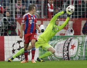 Manuel Neuer, cada vez más afianzado como el mejor arquero del mundo. Foto: AP