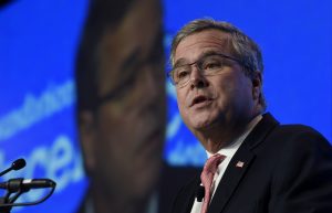 El ex gobernador de Florida Jeb Bush y su esposa Columba tienen 40 años casados. Foto: AP