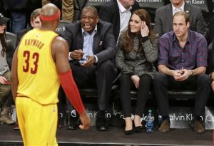 Dikembe Mutombo, Prince William, Kate, Duchess of Cambridge