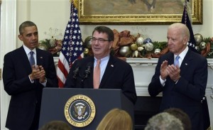 Barack Obama, Ashton Carter, Joe Biden