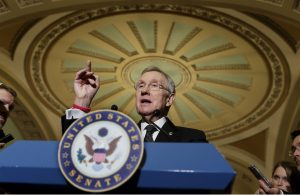 Harry Reid, líder de la minoría en el Senado. Foto: AP 