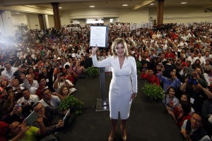 Claudia Artemiza Pavlovich Arellano, candidata del PRI a la gubernatura de Sonora. Foto: Notimex