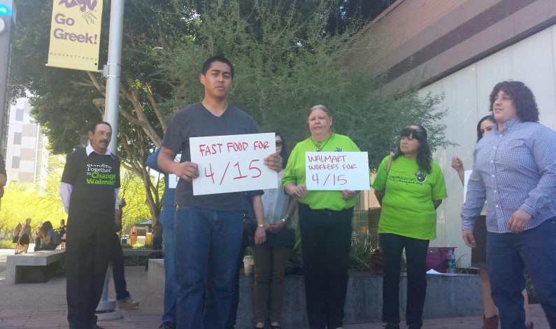 Trabajadores de McDonald’s siguen en pie de lucha