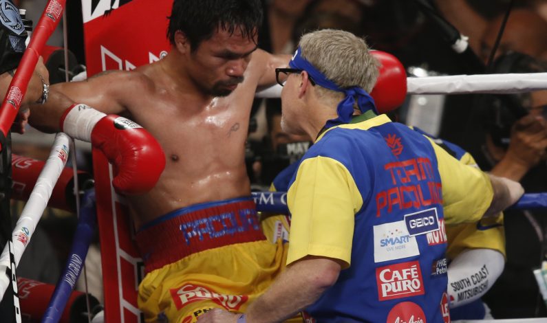 Pacquiao podría ser sancionado por no informar sobre lesión