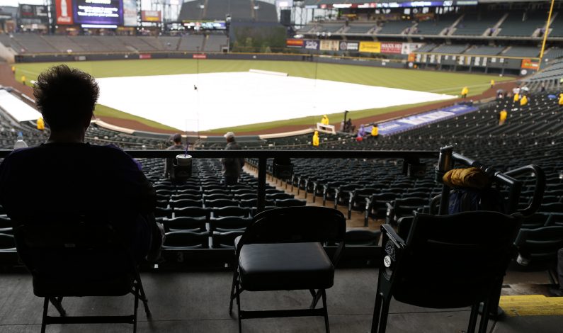 Lluvia pospone el juego Diamondbacks-Rockies