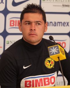 40225082. México, D.F.- Pablo Aguilar, defensa del club América,  niega en conferencia de prensa, que haya crisis dentro del equipo.   NOTIMEX/FOTO/GUILLERMO GRANADOS/GGV/