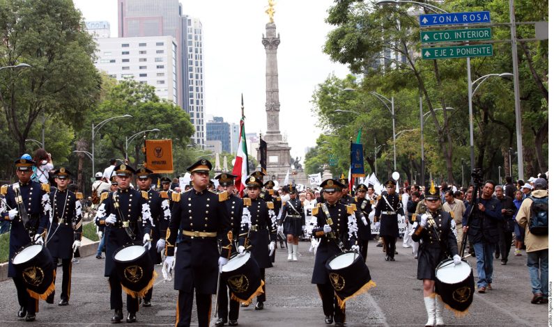 Realizan “Marcha por la Paz” en Ciudad de México