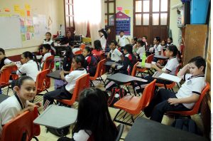 Las escuelas públicas  comenzaron ayer sus actividades cotidianas. Foto: Agencia Reforma