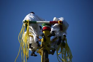 El ritual de los voladores fue declarado por la UNESCO Patrimonio Inmaterial de la Humanidad. Foto: Notimex