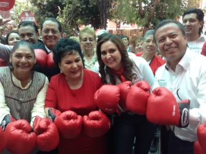 Carmen está dispuesta a ganar en el ring de la política. Foto: Cortesía