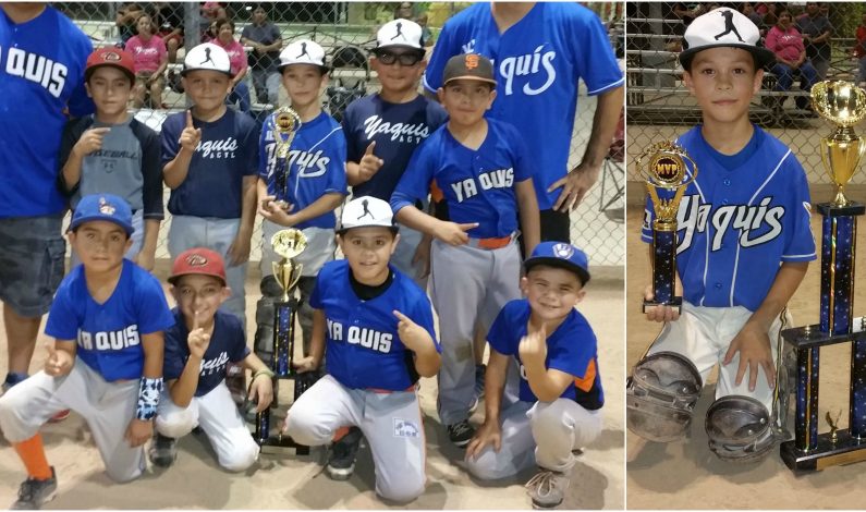 CYBL: Yaquis se coronan en la División de los 9’s