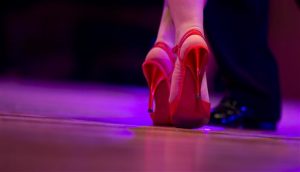 Una pareja compite en el mundial de tango en Buenos Aires. Foto: AP