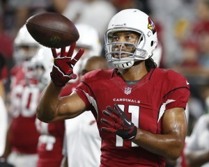 Larry Fitzgerald será clave para el accionar de los Cardenales cuando se enfrenten a Carolina. Foto: AP