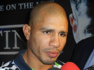 El puertorriqueño Miguel Cotto apelará a su experiencia al enfrentarse al mexicano. Foto: Notimex  