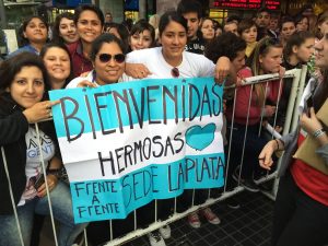 En su gira por Argentina fueron recibidas por cientos de fans. Foto: Cortesía Ocesa Seitrack