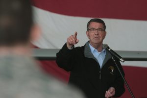 Ashton Carter, secretario de Defensa estadounidense. Foto: AP