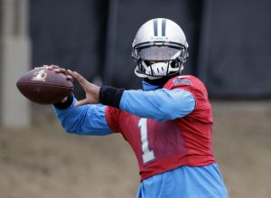 El quarterback Cam Newton ha sido el jugador ofensivo más dinámico de la temporada en la NFL. Foto: AP