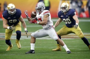 Ohio Sate, que el año pasado se consagró campeón nacional mejoró su récord ahora a 22-23 en este tipo de juegos. Foto: AP