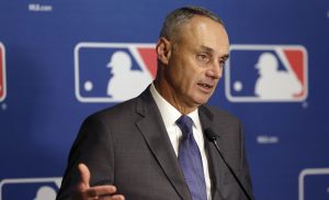 Rob Manfred, comisionado de Grandes Ligas. Foto: AP