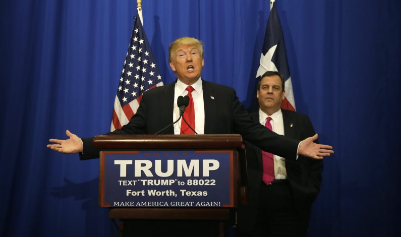 Christie respalda candidatura de Trump