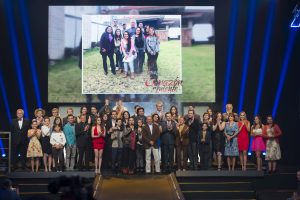 Mapat reunió a todo su elenco en la presnetación de la telenovela. Foto: Cortesía de Televisa