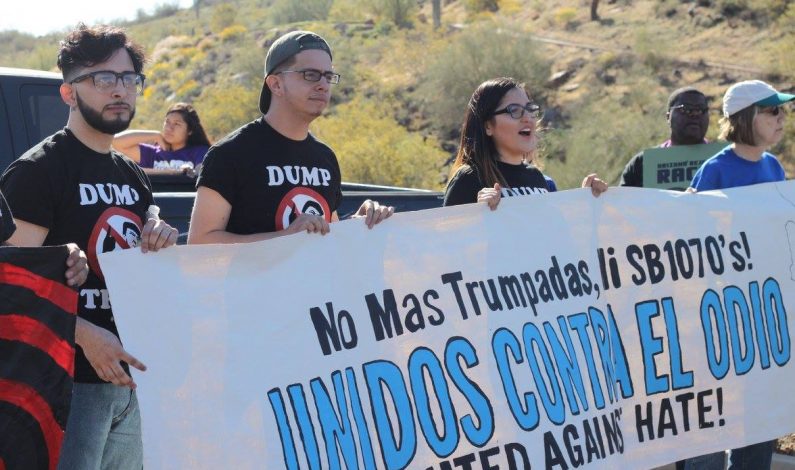 Convocan a protesta contra Trump y la SB1070