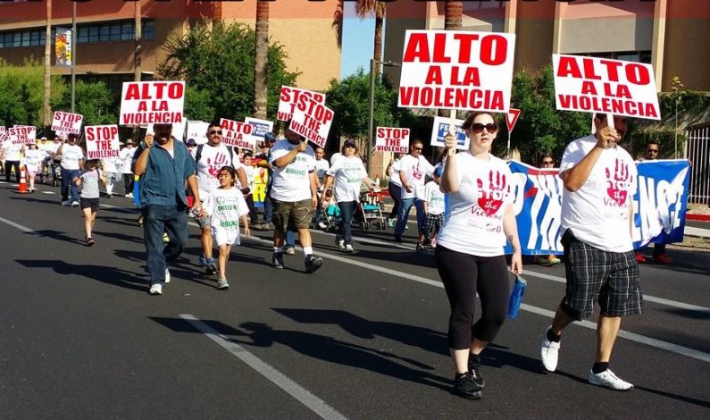 Promueven caminata contra la violencia