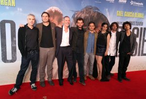 60411177. México, 11 Abr. 2016 (Notimex-Pedro Sánchez).- El elenco de la cinta “Desierto” desfiló por la alfombra roja del estreno de la película. NOTIMEX/FOTO/PEDRO SÁNCHEZ/PSM/ACE/