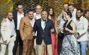 El premio Mejor programa de entretenimiento juvenil  lo obtuvo “Me caigo de risa”. Foto: Cortesía de Televisa