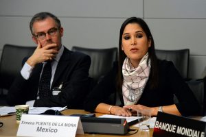 60426008. París, 26 Abr. 2016 (Notimex-Especial).- La presidenta del Instituto Nacional de Transparencia, Acceso a la Información y Protección de Datos Personales (INAI) Ximena Puente de la Mora durante su participación en un foro sobre integridad de los servidores públicos celebrado en la sede mundial de la OCDE en París. NOTIMEX/FOTO/ESPECIAL/COR/POL/