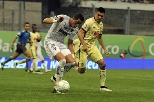 60518320. México, 18 May. 2016 (Notimex-José Pazos).-Las Águilas del América y Rayados de Monterrey se enfrentan en el estadio Azteca en el encuentro de “ida” dentro de las  semifinales del Torneo Clausura 2016 de la Liga MX. NOTIMEX/FOTO/JOSÉ PAZOS/JPF/SPO/