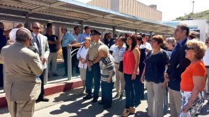 60709076. Nogales, Son., 9 Jul. 2016 (Notimex-Especial).- Residentes y funcionarios de los tres órdenes de gobierno participan en los festejos por el 132 aniversario de la fundación de este municipio fronterizo, donde se encuentra la aduana más importante entre Sonora y Arizona. NOTIMEX/FOTO/ESPECIAL/COR/HUM/